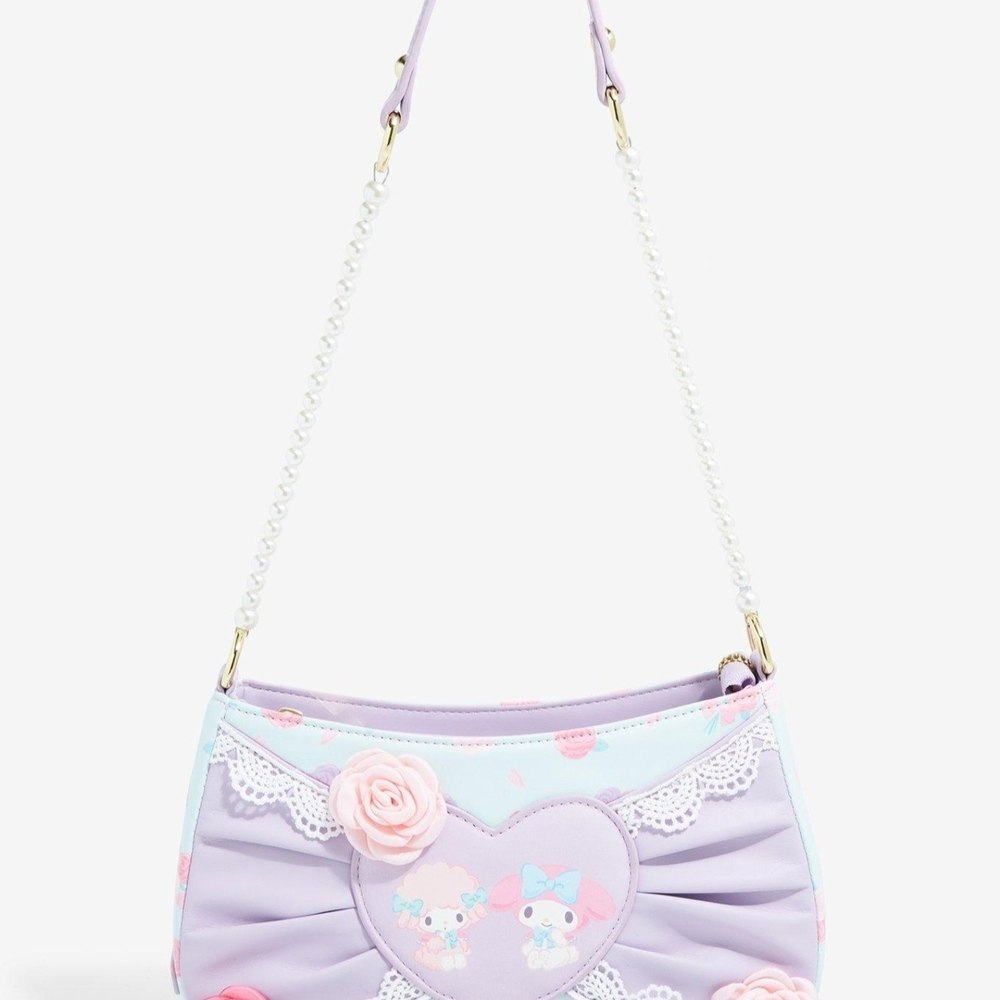 My Melody and My Sweet Piano Pearl Pastel Shoulder Bag
